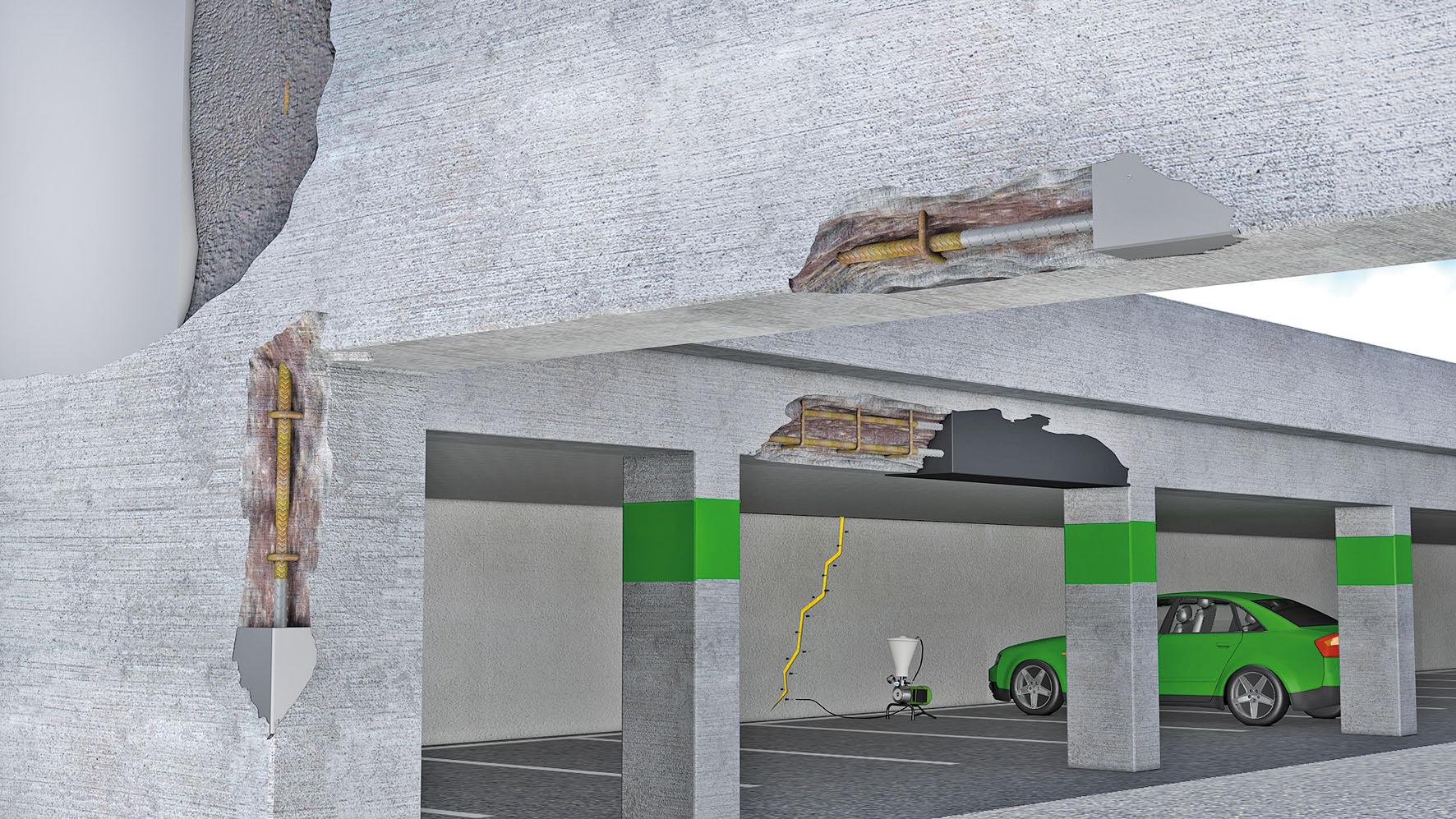 Betonschutz und Betoninstandsetzung